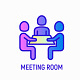 Coworking office thin line icons set: workplace, meeting room, smart office, parking, reception, legal address, 24 hour access, IT support, bike storage, recreation zone. Vector illustration.